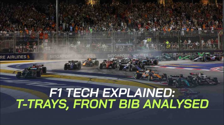 F1 tech, T-Tray and front bib explained ahead of the US GP.