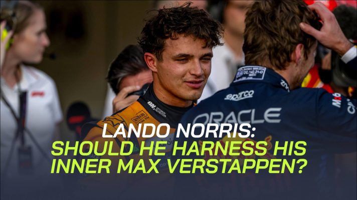 McLaren's Lando Norris and Red Bull's Max Verstappen at the 2024 United States Grand Prix.