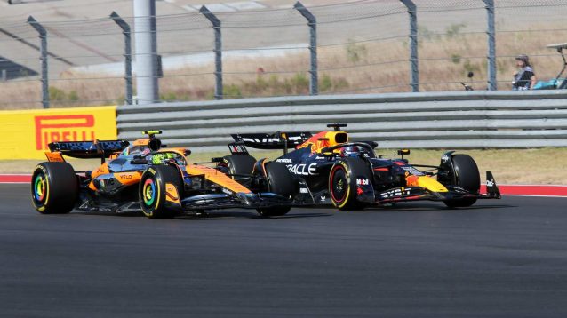 Lando Norris Max Verstappen McLaren Red Bull PlanetF1 US Grand Prix