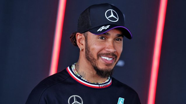 Lewis Hamilton in Mexico