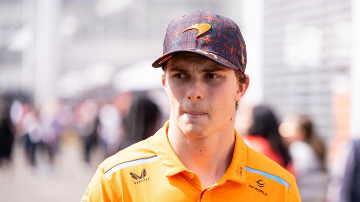 Oscar Piastri in the paddock