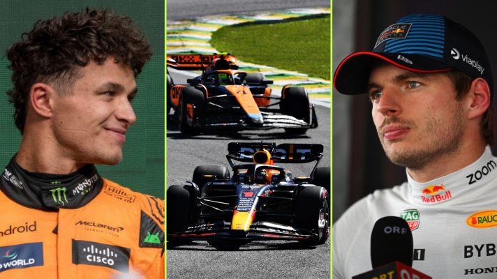 Lando Norris and Max Verstappen