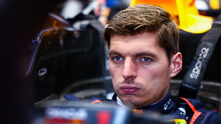 Max Verstappen in the RB20