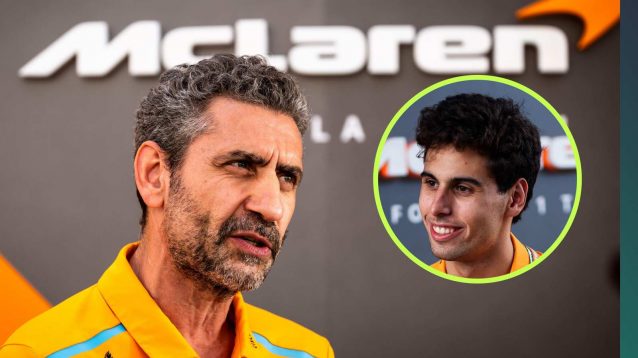 Andrea Stella McLaren junior Gabriel Bortoleto PlanetF1