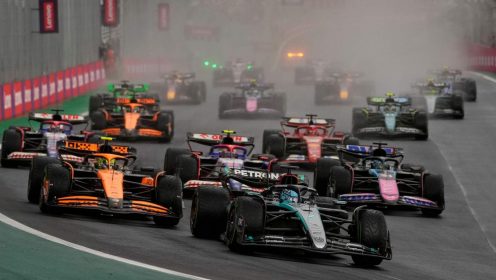 George Russell ‘shocked’ by FIA call after ‘exceptionally dangerous’ Brazil GP moment