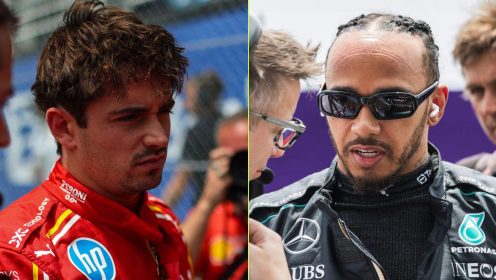 Ferrari’s ‘win-win’ situation with Leclerc and Hamilton in bold ‘slow down’ claim