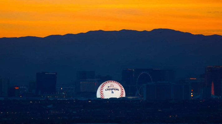 Las Vegas Sphere baseball PlanetF1
