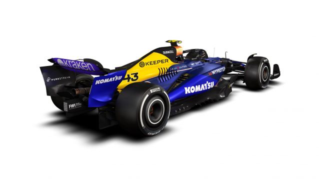 Williams FW46: A striking dash of yellow is added to blue FW46