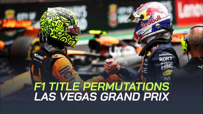 F1 2024 title permutations at the Las Vegas GP.