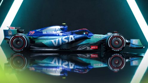 VCARB unveil special glitter livery for Las Vegas Grand Prix
