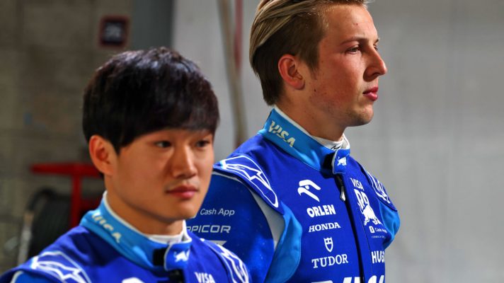 Yuki Tsunoda and Liam Lawson