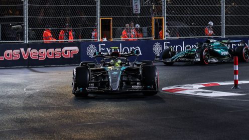 Las Vegas GP: Lewis Hamilton’s ace up his sleeve in shivering cold FP2