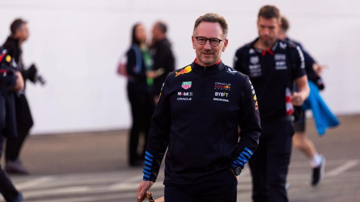 Christian Horner, Red Bull, 2024 Las Vegas Grand Prix.