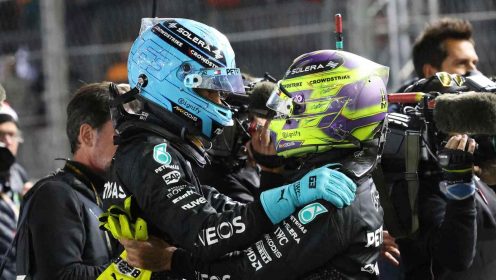 Rosberg issues Lewis Hamilton with Russell warning after Ferrari switch