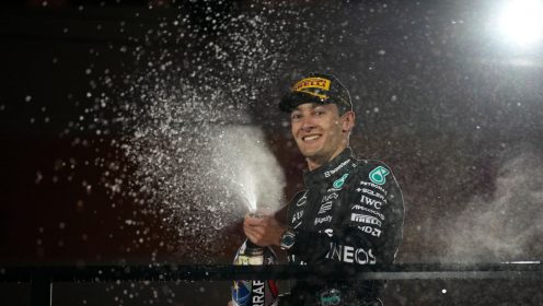 George Russell reveals pneumonia concerns after skipping fountain celebrations