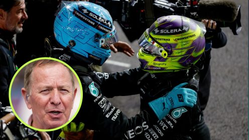 Martin Brundle counters Lewis Hamilton’s ‘breeze’ claim with ‘no doubt’ theory