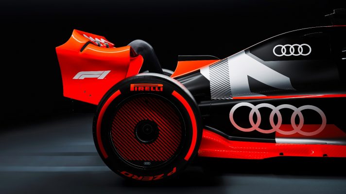Showcar with Audi F1 launch livery