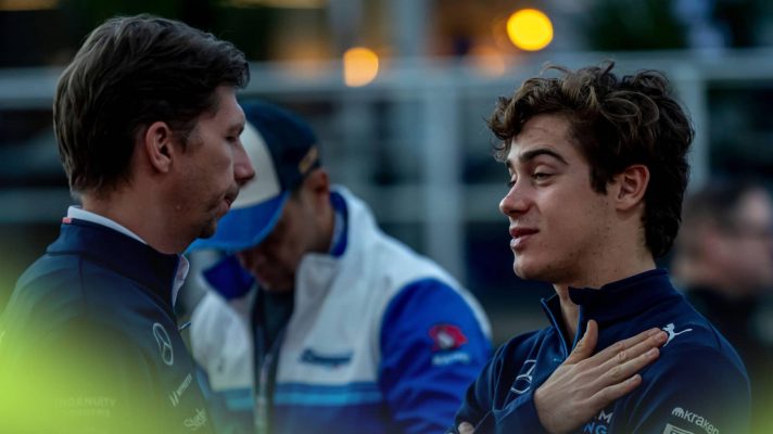 James Vowles and Franco Colapinto in conversation in the paddock