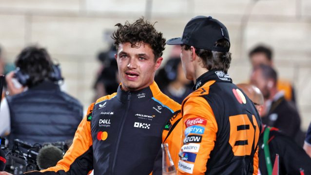 Lando Norris and Oscar Piastri