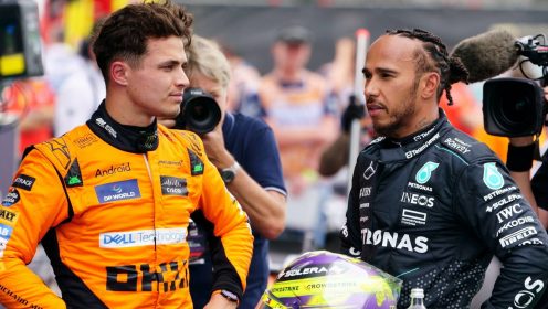 Lando Norris makes Lewis Hamilton eat his words after Qatar GP start dig