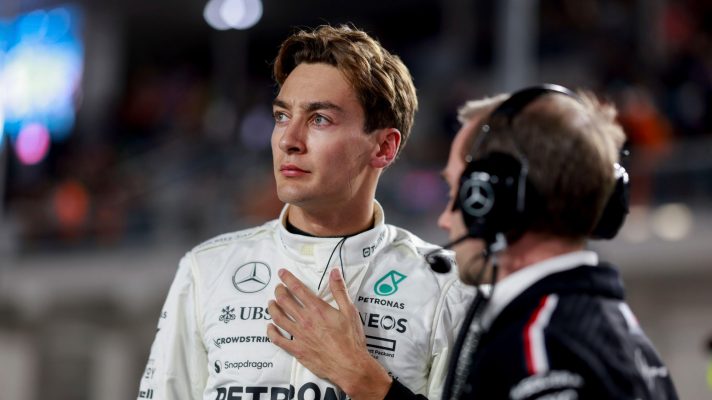 George Russell in Qatar