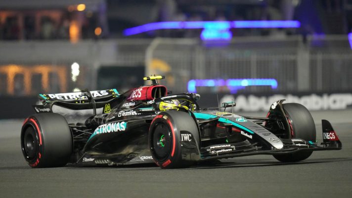 Lewis Hamilton, Mercedes, 2024 Abu Dhabi Grand Prix.