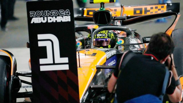 Lando Norris is P1 for McLaren