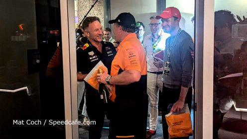 Christian Horner’s paddock moment with Zak Brown in McLaren title message