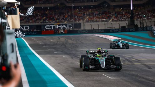 Lewis Hamilton last-lap pass sparks George Russell ‘set-up’ theory