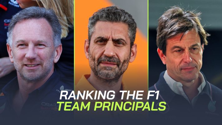 Christian Horner, Andrea Stella and Toto Wolff