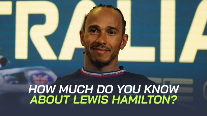 Lewis Hamilton smiles
