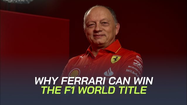 Ferrari boss Fred Vasseur smiles