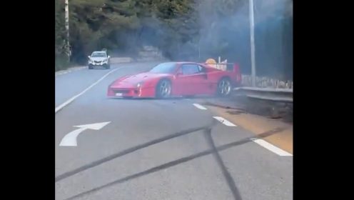Lando Norris’ misery as $2.5 million Ferrari F40 crash footage emerges
