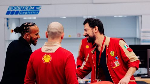 Ferrari release unseen Lewis Hamilton footage from first days at Maranello