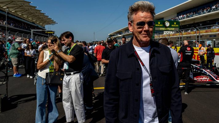 Gordon Ramsay pictured at the 2024 United States Grand Prix.