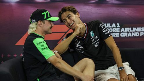 George Russell gives Bottas relationship update after Imola clash