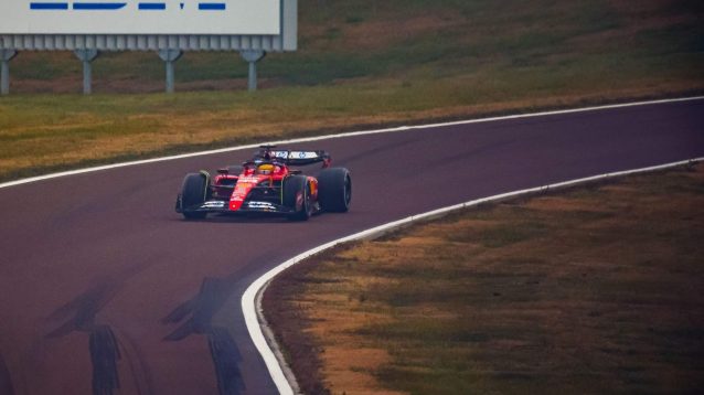 Lewis Hamilton tests at Fiorano.