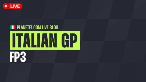 F1 LIVE: All the action as it happened from FP3 from the Italian Grand Prix