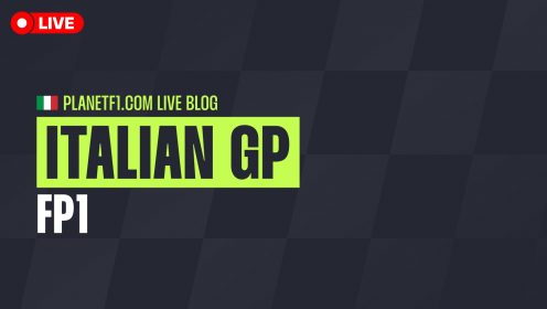 F1 LIVE: How the action unfolded in FP1 at the Italian GP