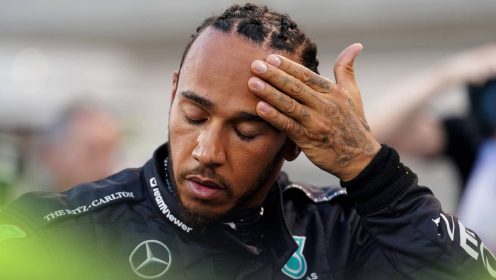 Revealed: Lewis Hamilton’s ‘crying and laughing’ reaction to new Mercedes signing