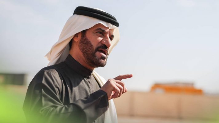 Mohammed Ben Sulayem pointing while in conversation