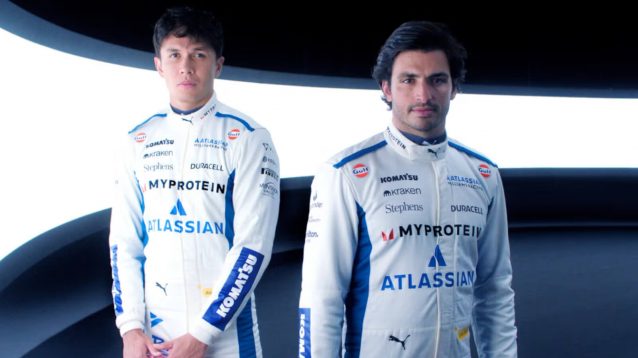 Alex Albon and Carlos Sainz for Atlassian Williams Racing
