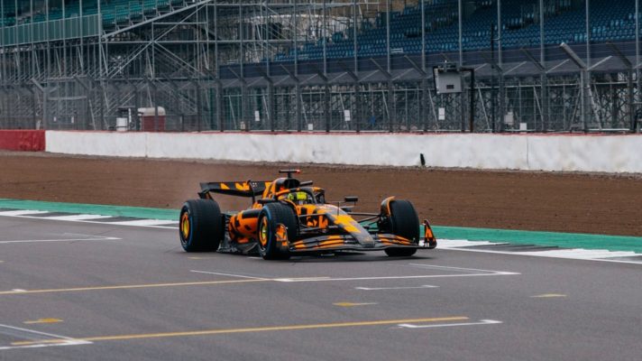 The MCL39 at Silverstone