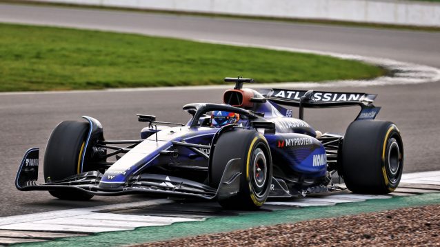 Williams FW47 on track