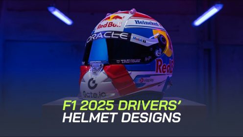 F1 driver helmets: Every driver’s design revealed for the F1 2025 season