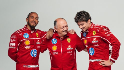 Charles Leclerc given Ferrari SF-25 honour as Lewis Hamilton made to wait