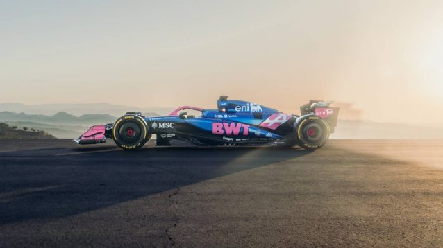 Alpine's 2025 A525 launch livery.