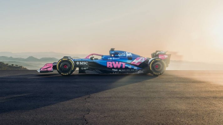 Alpine's 2025 A525 launch livery.