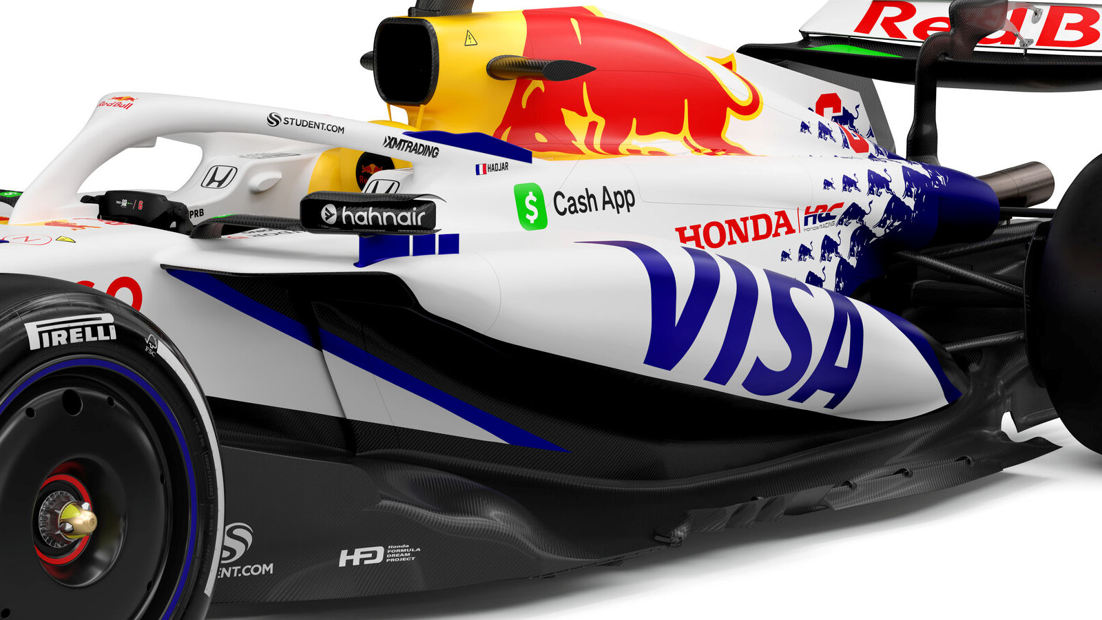 RACING BULLS VCAR 02 SIDEPOD INLET FROM THE SIDE
