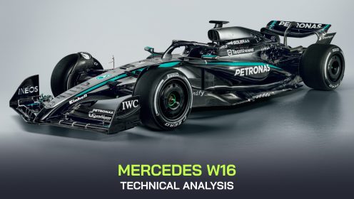 Mercedes W16 uncovered: F1 2025 tweaks analysed ahead of Bahrain testing